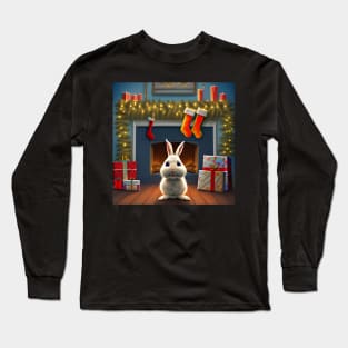 Christmas Bunny Long Sleeve T-Shirt